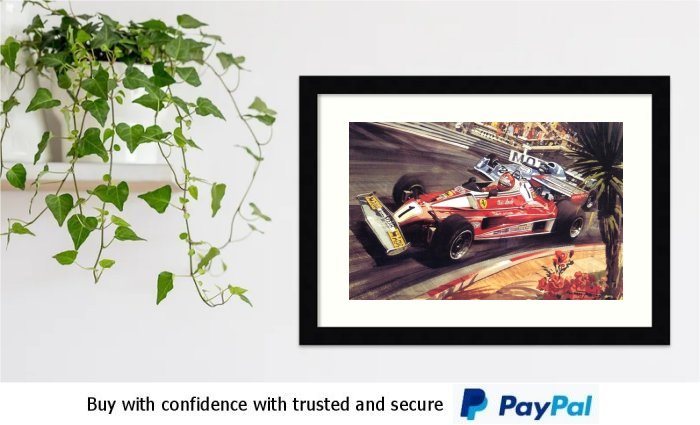 Niki Lauda Framed Art Print Niki Lauda Framed Art Print